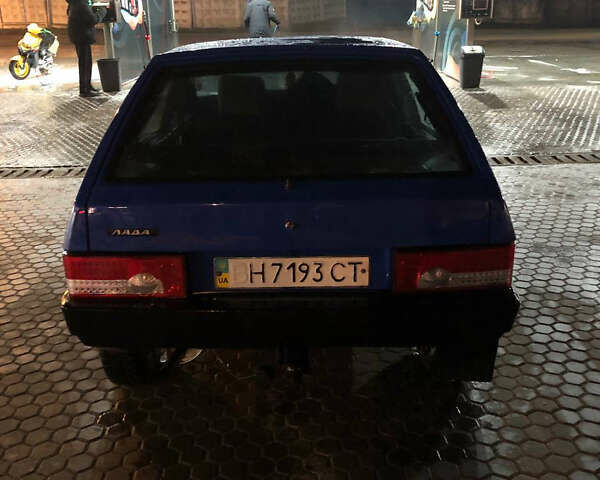 Синий ВАЗ 2109, объемом двигателя 1.7 л и пробегом 52 тыс. км за 900 $, фото 1 на Automoto.ua