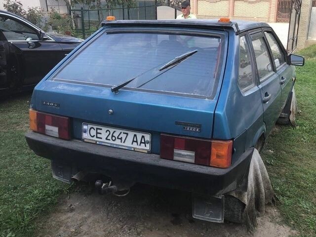 Синий ВАЗ 2109, объемом двигателя 1.5 л и пробегом 66 тыс. км за 1250 $, фото 1 на Automoto.ua