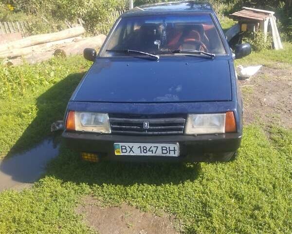 Синий ВАЗ 2109, объемом двигателя 1.3 л и пробегом 40 тыс. км за 950 $, фото 1 на Automoto.ua