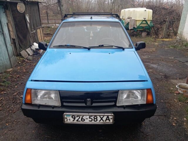 Синий ВАЗ 2109, объемом двигателя 1 л и пробегом 60 тыс. км за 714 $, фото 4 на Automoto.ua