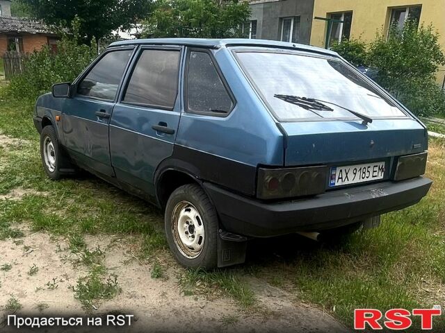 Синій ВАЗ 2109, об'ємом двигуна 1.3 л та пробігом 222 тис. км за 450 $, фото 1 на Automoto.ua
