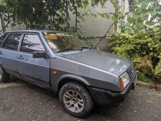 Синий ВАЗ 2109, объемом двигателя 1.3 л и пробегом 280 тыс. км за 601 $, фото 1 на Automoto.ua