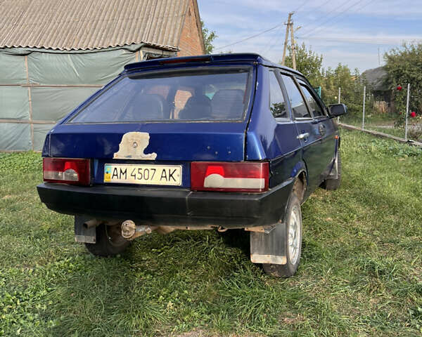 Синий ВАЗ 2109, объемом двигателя 1.5 л и пробегом 90 тыс. км за 530 $, фото 3 на Automoto.ua