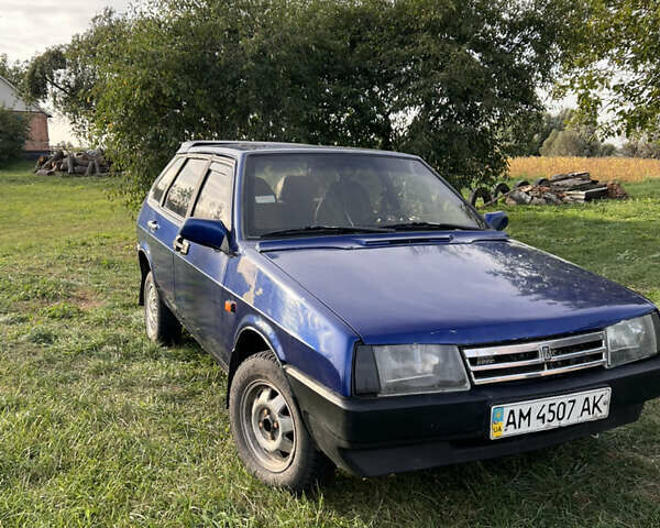 Синий ВАЗ 2109, объемом двигателя 1.5 л и пробегом 90 тыс. км за 530 $, фото 2 на Automoto.ua
