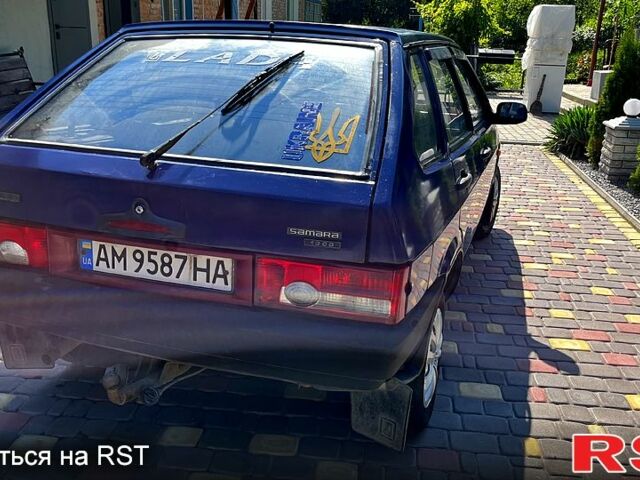 Синий ВАЗ 2109, объемом двигателя 1.3 л и пробегом 200 тыс. км за 600 $, фото 6 на Automoto.ua