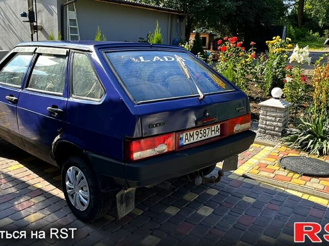 Синий ВАЗ 2109, объемом двигателя 1.3 л и пробегом 200 тыс. км за 600 $, фото 8 на Automoto.ua