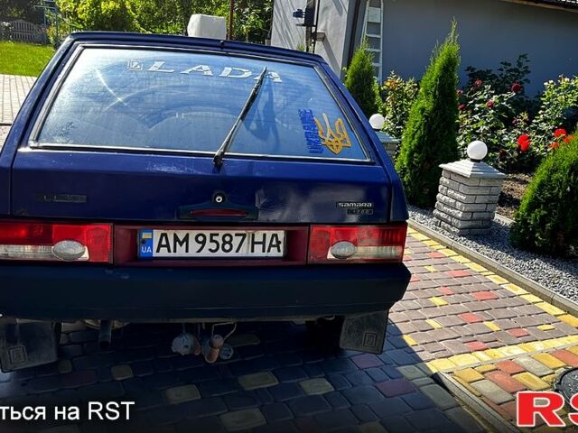 Синий ВАЗ 2109, объемом двигателя 1.3 л и пробегом 200 тыс. км за 600 $, фото 7 на Automoto.ua