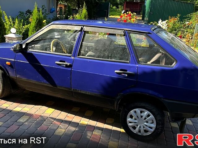 Синий ВАЗ 2109, объемом двигателя 1.3 л и пробегом 200 тыс. км за 600 $, фото 12 на Automoto.ua