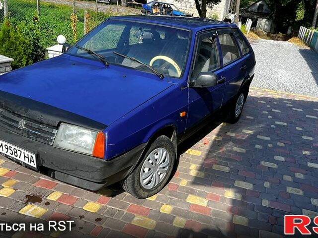Синий ВАЗ 2109, объемом двигателя 1.3 л и пробегом 200 тыс. км за 600 $, фото 2 на Automoto.ua