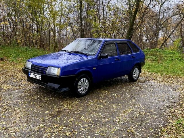 Синий ВАЗ 2109, объемом двигателя 1.3 л и пробегом 100 тыс. км за 1300 $, фото 1 на Automoto.ua