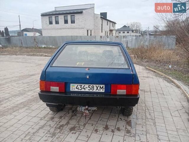 Синий ВАЗ 2109, объемом двигателя 1.5 л и пробегом 220 тыс. км за 950 $, фото 5 на Automoto.ua