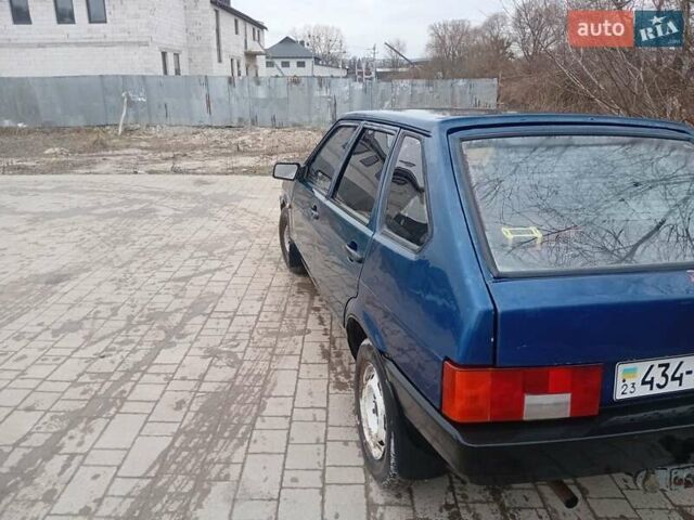 Синий ВАЗ 2109, объемом двигателя 1.5 л и пробегом 220 тыс. км за 950 $, фото 6 на Automoto.ua