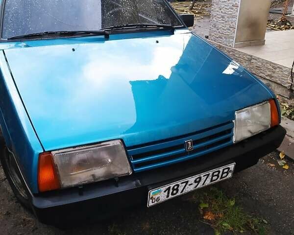 Синий ВАЗ 2109, объемом двигателя 1.5 л и пробегом 220 тыс. км за 1500 $, фото 1 на Automoto.ua