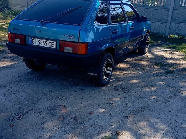 Синий ВАЗ 2109, объемом двигателя 1.5 л и пробегом 125 тыс. км за 1600 $, фото 2 на Automoto.ua