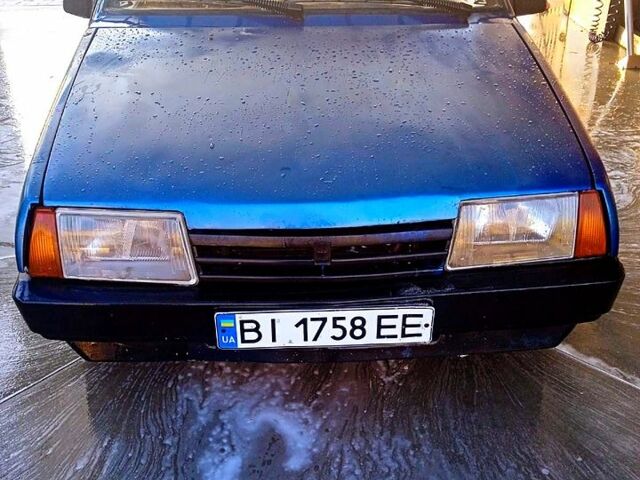 Синій ВАЗ 2109, об'ємом двигуна 1.5 л та пробігом 180 тис. км за 950 $, фото 1 на Automoto.ua