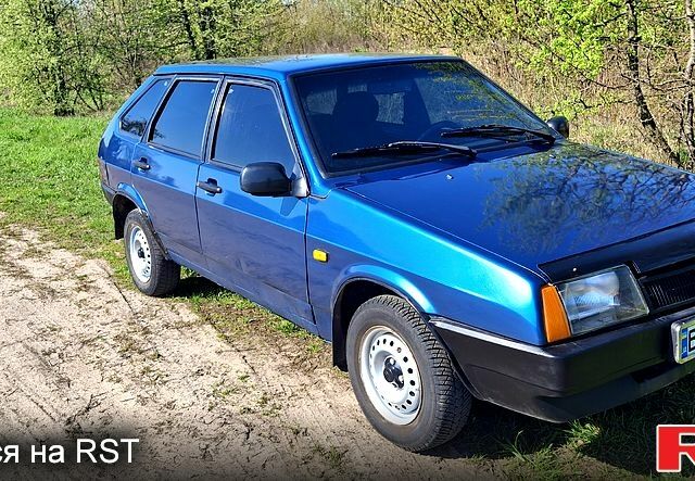 Синий ВАЗ 2109, объемом двигателя 1.3 л и пробегом 210 тыс. км за 1500 $, фото 1 на Automoto.ua
