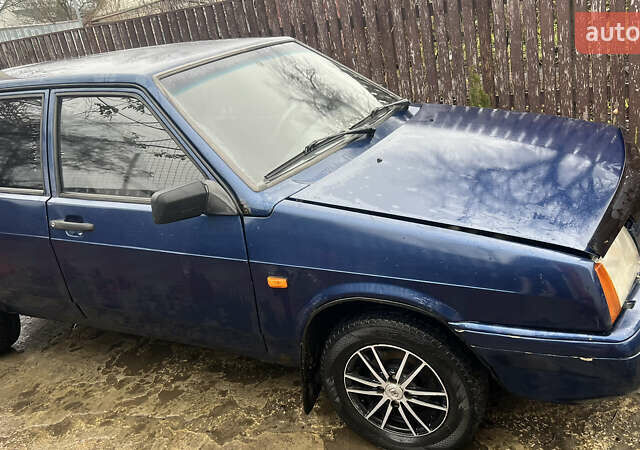 Синий ВАЗ 2109, объемом двигателя 1.5 л и пробегом 155 тыс. км за 750 $, фото 1 на Automoto.ua