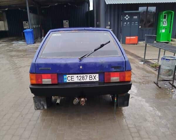 Синий ВАЗ 2109, объемом двигателя 1.5 л и пробегом 70 тыс. км за 750 $, фото 2 на Automoto.ua