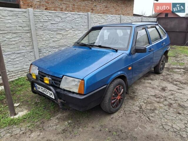 Синий ВАЗ 2109, объемом двигателя 1.5 л и пробегом 222 тыс. км за 1400 $, фото 1 на Automoto.ua