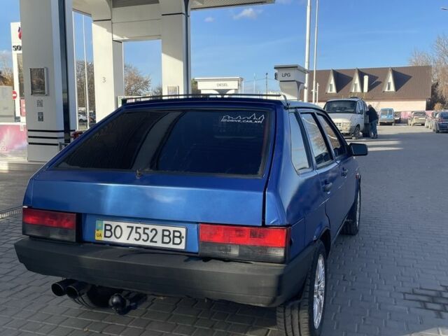 Синий ВАЗ 2109, объемом двигателя 1.5 л и пробегом 550 тыс. км за 1600 $, фото 4 на Automoto.ua