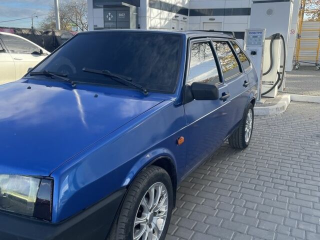 Синий ВАЗ 2109, объемом двигателя 1.5 л и пробегом 550 тыс. км за 1600 $, фото 1 на Automoto.ua