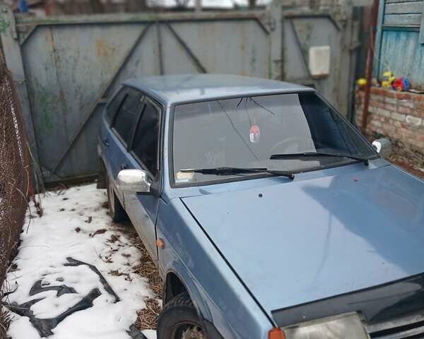 Синий ВАЗ 2109, объемом двигателя 1.5 л и пробегом 283 тыс. км за 1150 $, фото 1 на Automoto.ua
