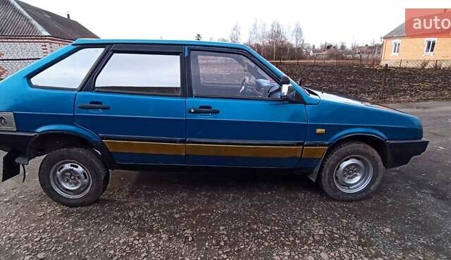 Синий ВАЗ 2109, объемом двигателя 1.5 л и пробегом 178 тыс. км за 973 $, фото 1 на Automoto.ua