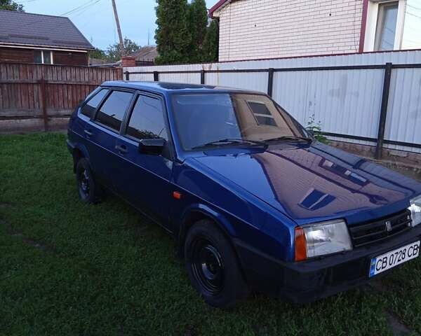 Синий ВАЗ 2109, объемом двигателя 1.5 л и пробегом 70 тыс. км за 1350 $, фото 2 на Automoto.ua