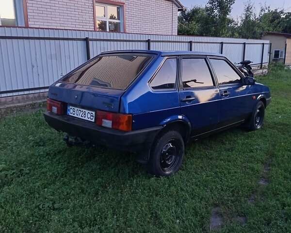 Синій ВАЗ 2109, об'ємом двигуна 1.5 л та пробігом 70 тис. км за 1400 $, фото 3 на Automoto.ua