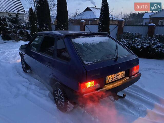 Синий ВАЗ 2109, объемом двигателя 1.5 л и пробегом 150 тыс. км за 1100 $, фото 1 на Automoto.ua