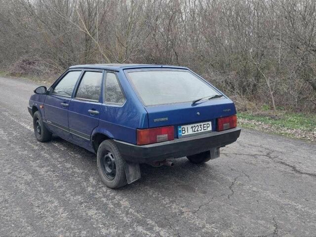 Синий ВАЗ 2109, объемом двигателя 1.5 л и пробегом 236 тыс. км за 1550 $, фото 6 на Automoto.ua