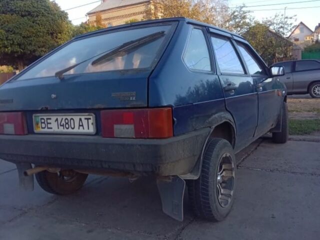 Синий ВАЗ 2109, объемом двигателя 1.5 л и пробегом 100 тыс. км за 1000 $, фото 3 на Automoto.ua
