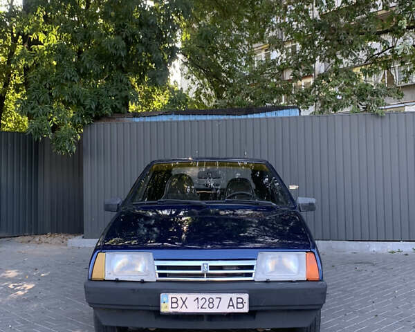 Синий ВАЗ 2109, объемом двигателя 1.5 л и пробегом 220 тыс. км за 1450 $, фото 1 на Automoto.ua