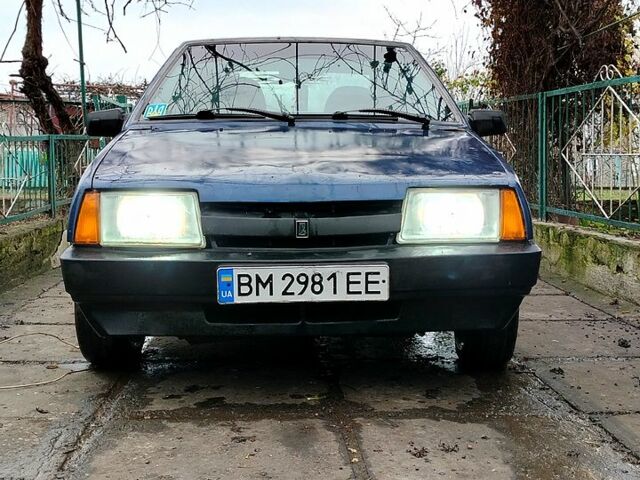 Синий ВАЗ 2109, объемом двигателя 1.5 л и пробегом 250 тыс. км за 900 $, фото 1 на Automoto.ua