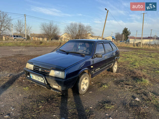 Синий ВАЗ 2109, объемом двигателя 1.5 л и пробегом 243 тыс. км за 1500 $, фото 1 на Automoto.ua