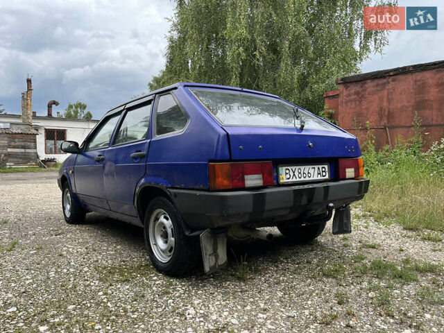 Синий ВАЗ 2109, объемом двигателя 1.5 л и пробегом 770 тыс. км за 800 $, фото 2 на Automoto.ua