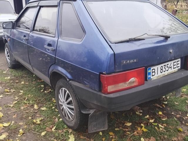 Синий ВАЗ 2109, объемом двигателя 1.5 л и пробегом 256 тыс. км за 850 $, фото 2 на Automoto.ua