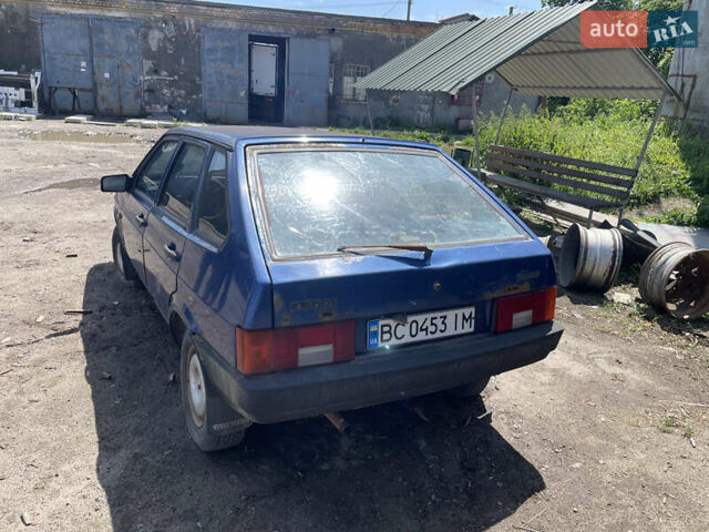 Синий ВАЗ 2109, объемом двигателя 1.5 л и пробегом 372 тыс. км за 600 $, фото 3 на Automoto.ua