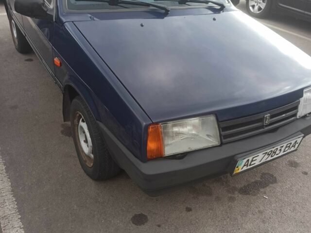 Синий ВАЗ 2109, объемом двигателя 1.5 л и пробегом 123 тыс. км за 1100 $, фото 1 на Automoto.ua