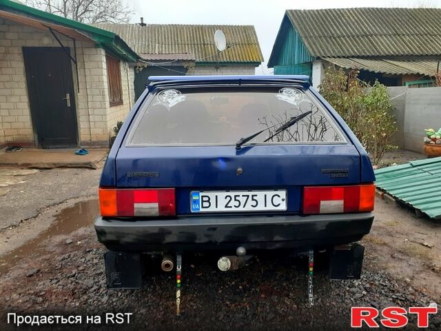 Синий ВАЗ 2109, объемом двигателя 1.5 л и пробегом 90 тыс. км за 2400 $, фото 3 на Automoto.ua