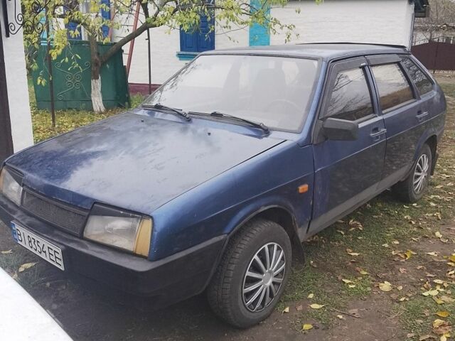 Синий ВАЗ 2109, объемом двигателя 1.5 л и пробегом 256 тыс. км за 850 $, фото 3 на Automoto.ua