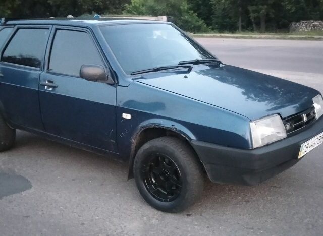 Синий ВАЗ 2109, объемом двигателя 1.5 л и пробегом 1 тыс. км за 1250 $, фото 1 на Automoto.ua