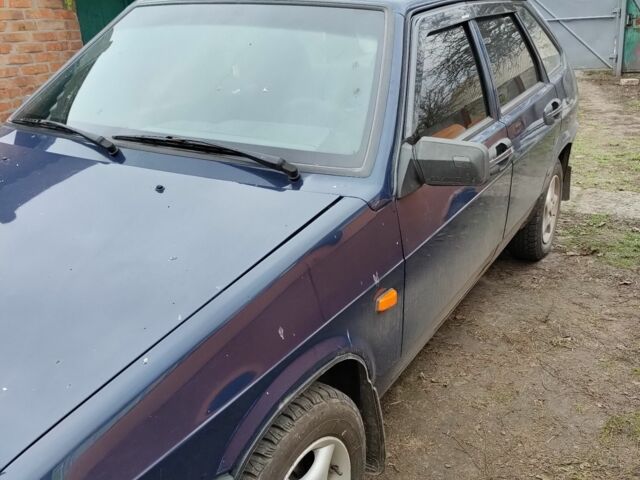 Синий ВАЗ 2109, объемом двигателя 1.5 л и пробегом 140 тыс. км за 1600 $, фото 2 на Automoto.ua