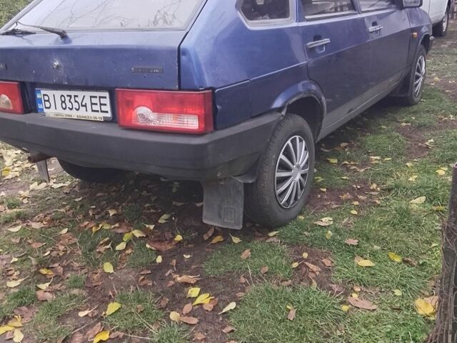 Синий ВАЗ 2109, объемом двигателя 1.5 л и пробегом 256 тыс. км за 850 $, фото 1 на Automoto.ua