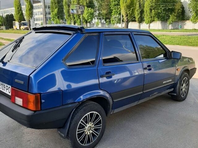 Синій ВАЗ 2109, об'ємом двигуна 2 л та пробігом 155 тис. км за 1800 $, фото 2 на Automoto.ua