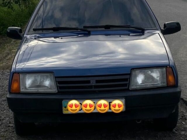 Синій ВАЗ 2109, об'ємом двигуна 1.5 л та пробігом 215 тис. км за 1100 $, фото 1 на Automoto.ua