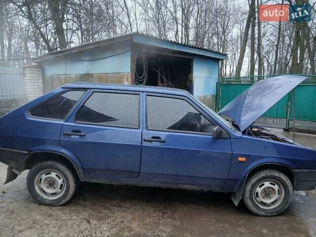 Синий ВАЗ 2109, объемом двигателя 1.6 л и пробегом 170 тыс. км за 2300 $, фото 1 на Automoto.ua