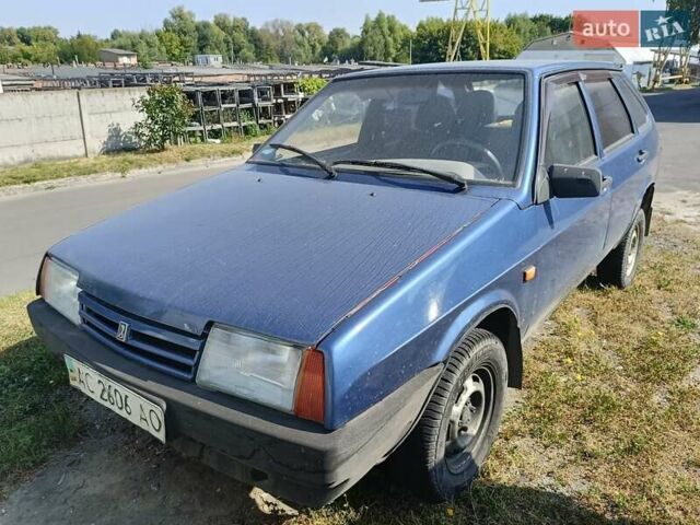 Синий ВАЗ 2109, объемом двигателя 1.6 л и пробегом 290 тыс. км за 1450 $, фото 1 на Automoto.ua
