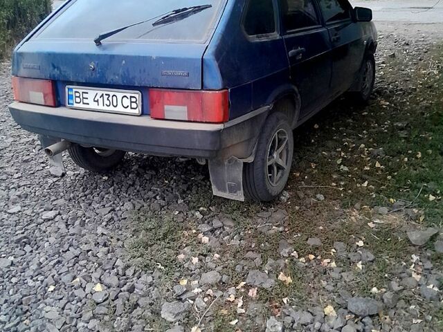 Синий ВАЗ 2109, объемом двигателя 1.6 л и пробегом 200 тыс. км за 1400 $, фото 1 на Automoto.ua