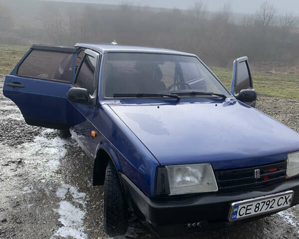 Синий ВАЗ 2109, объемом двигателя 1.6 л и пробегом 98 тыс. км за 2100 $, фото 1 на Automoto.ua
